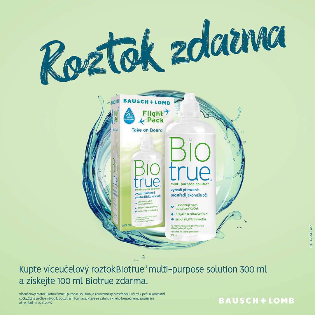 Roztok BioTrue 300 ml + 100 ml ZDARMA